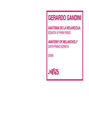 cover image of Anatomía de la melancolía